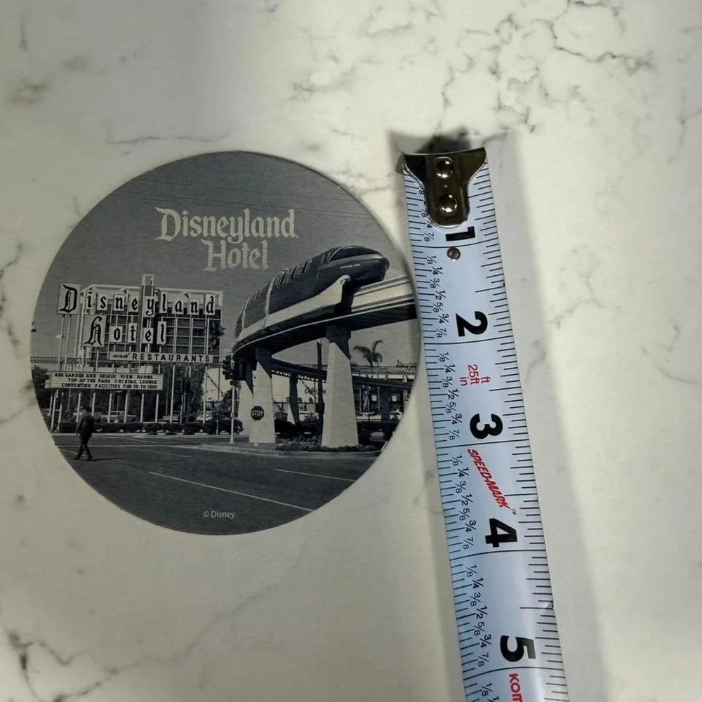 Vintage‎ Disneyland Hotel Monorail Coaster Set of 4 Disney Parks Retro Resort